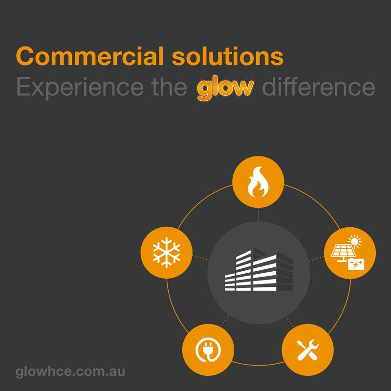 Front cover of Glow Commercial Capabilities brochure